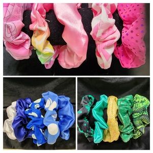 Set of 5 Hand Crafted Hair Scrunchies